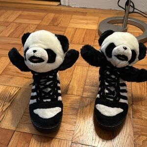 Men’s Adidas x Jeremy Scott JS Wings Panda Bear Sneakers Size 9.5 US New w/o Box